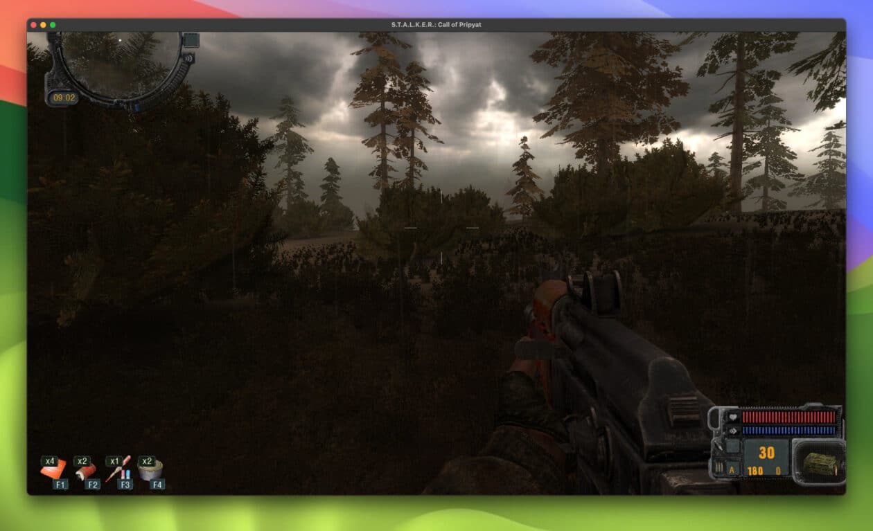 S.T.A.L.K.E.R.: Call of Pripyat rodando no macOS