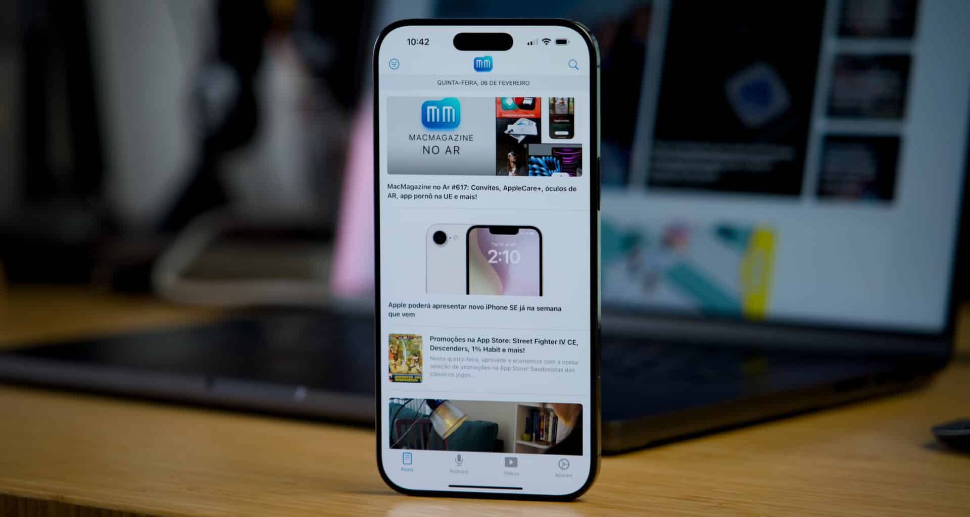 Foto hero do app do MacMagazine para iPhone