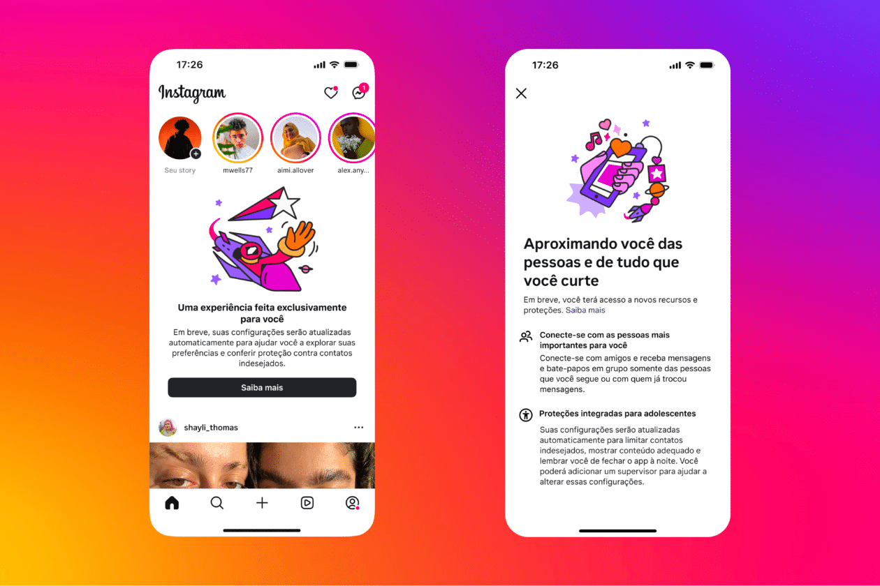 Instagram reforça segurança em contas de adolescentes no Brasil