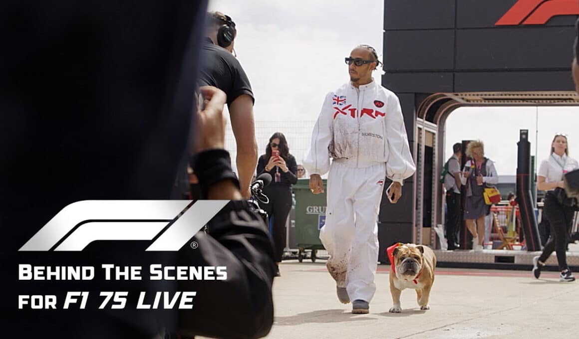Lewis Hamilton em vídeo de bastidores de "F1"