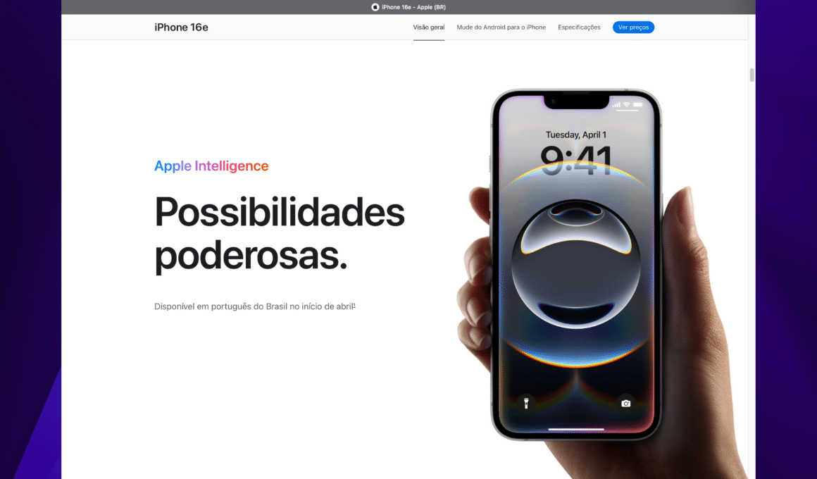 Apple Intelligence em português do Brasil