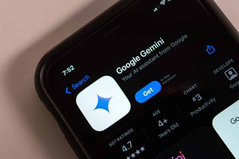 App do Gemini na App Store