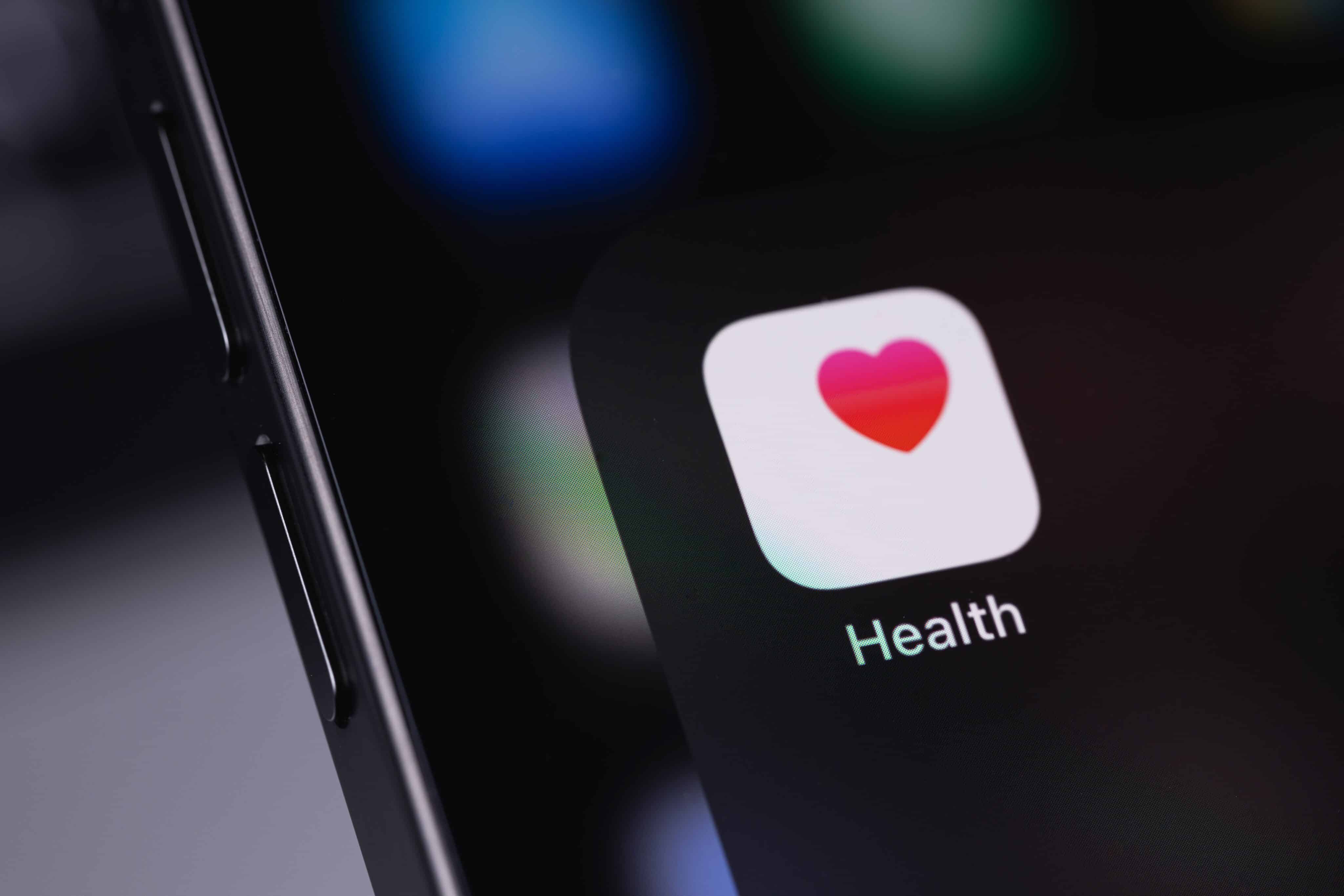 Ícone do app Saúde (Health)