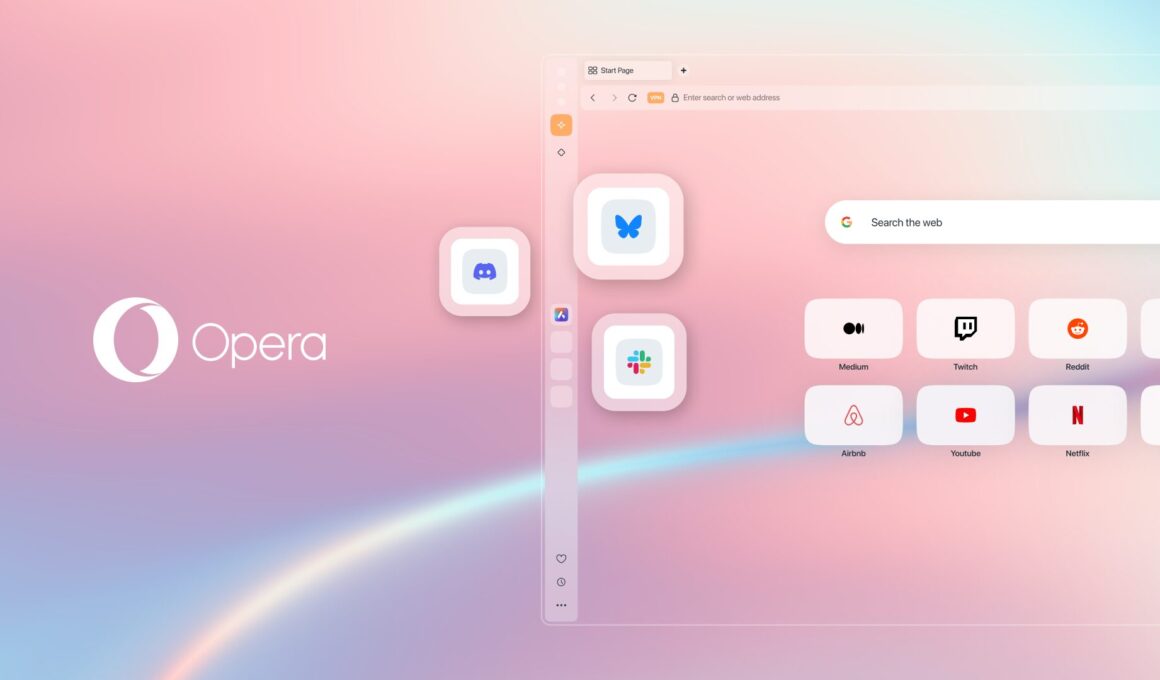 Integração do Opera One com Discord, Slack e Bluesky