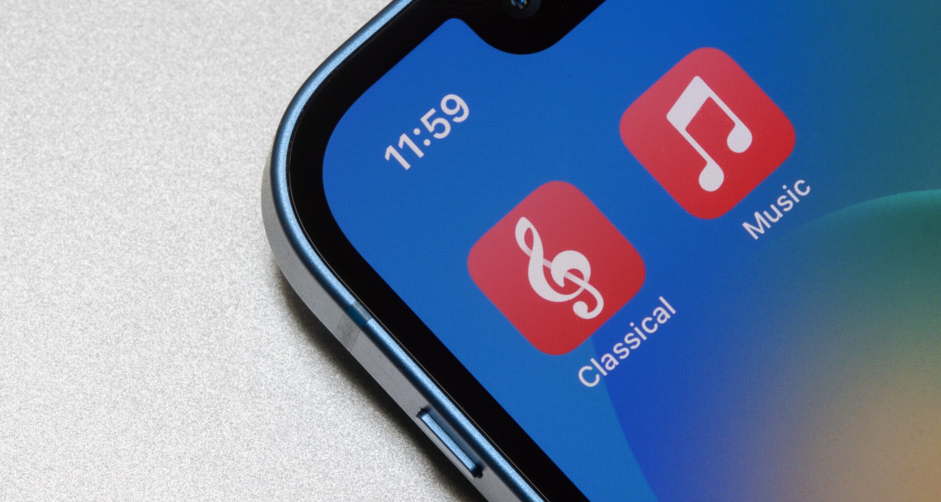 Ícones do Apple Music Classical e do Apple Music