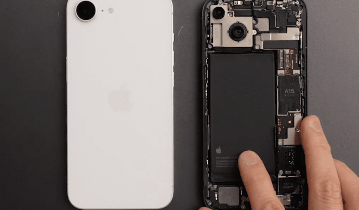 A bateria do iPhone 16e