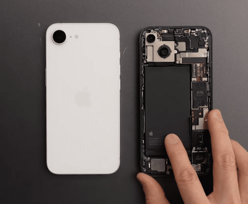A bateria do iPhone 16e