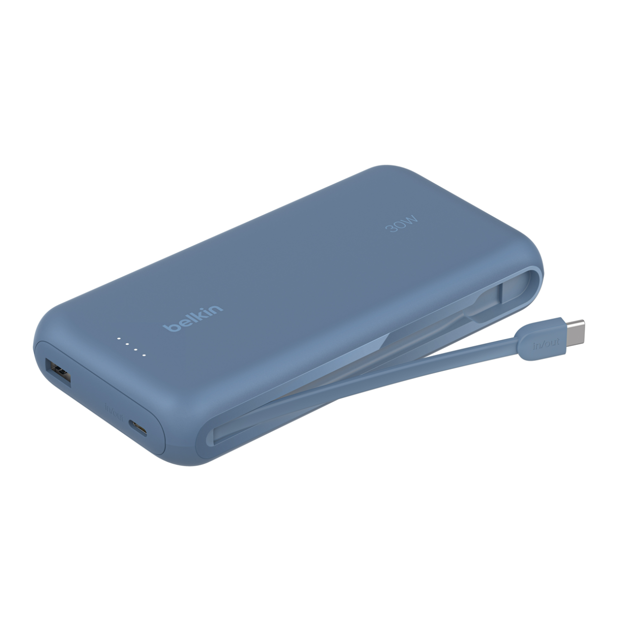 BoostCharge Power Bank with Integrated Cable