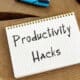 Hacks de produtividade