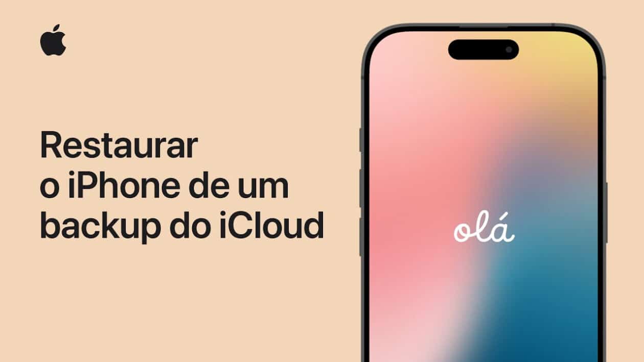 Como restaurar backup do iCloud em um iPhone