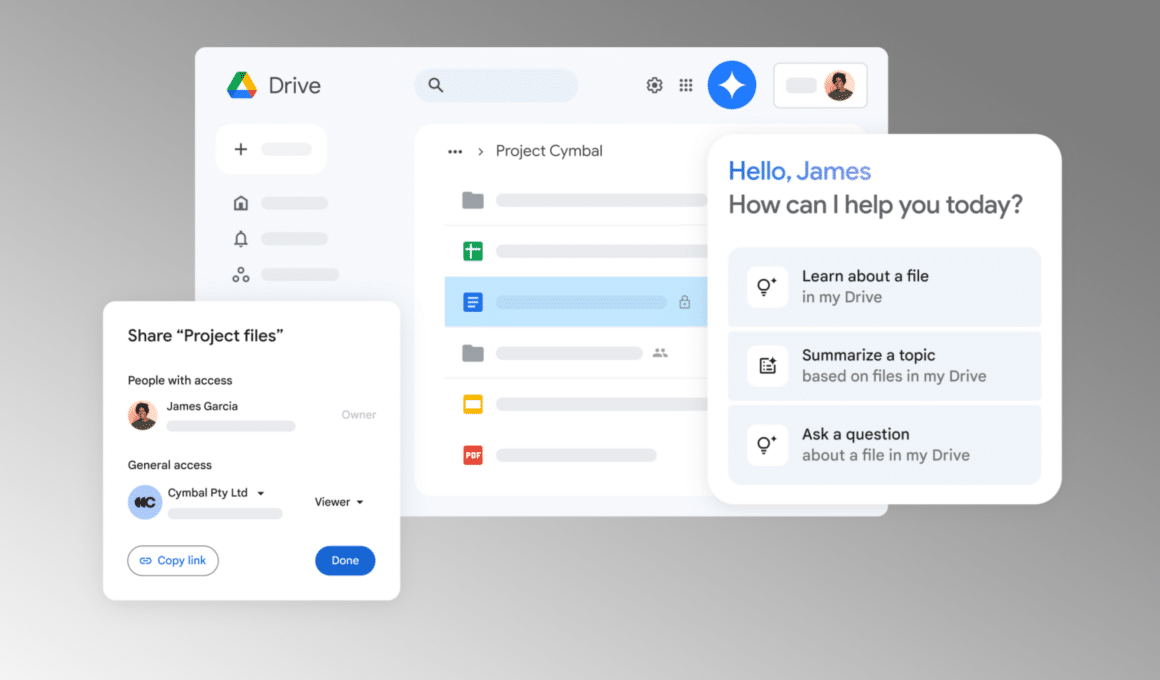Google Drive no Workspace