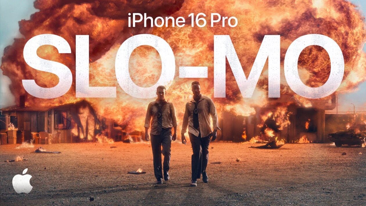 Apple promove slow motion em 4K a 120qps dos iPhones 16 Pro em comercial