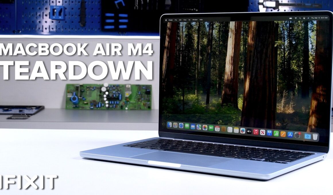 Teardown do MacBook Air (M4)