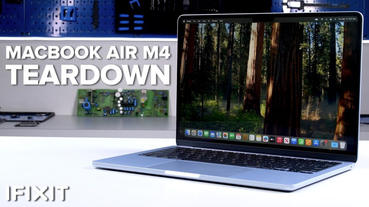 Teardown do MacBook Air (M4)