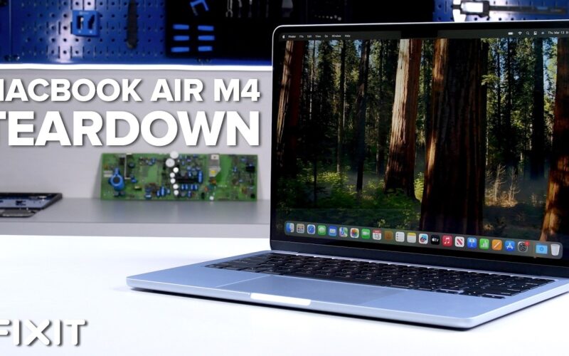 Teardown do MacBook Air (M4)