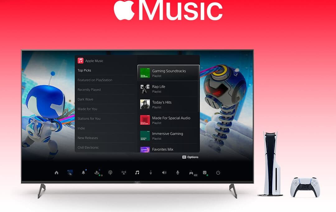 Apple Music no PS5