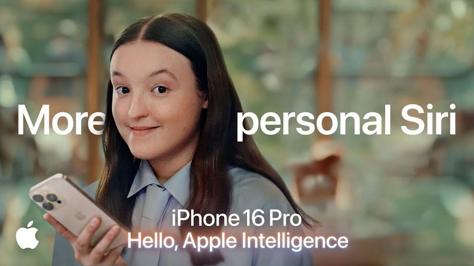 Comercial da Apple destacando a Siri mais pessoal