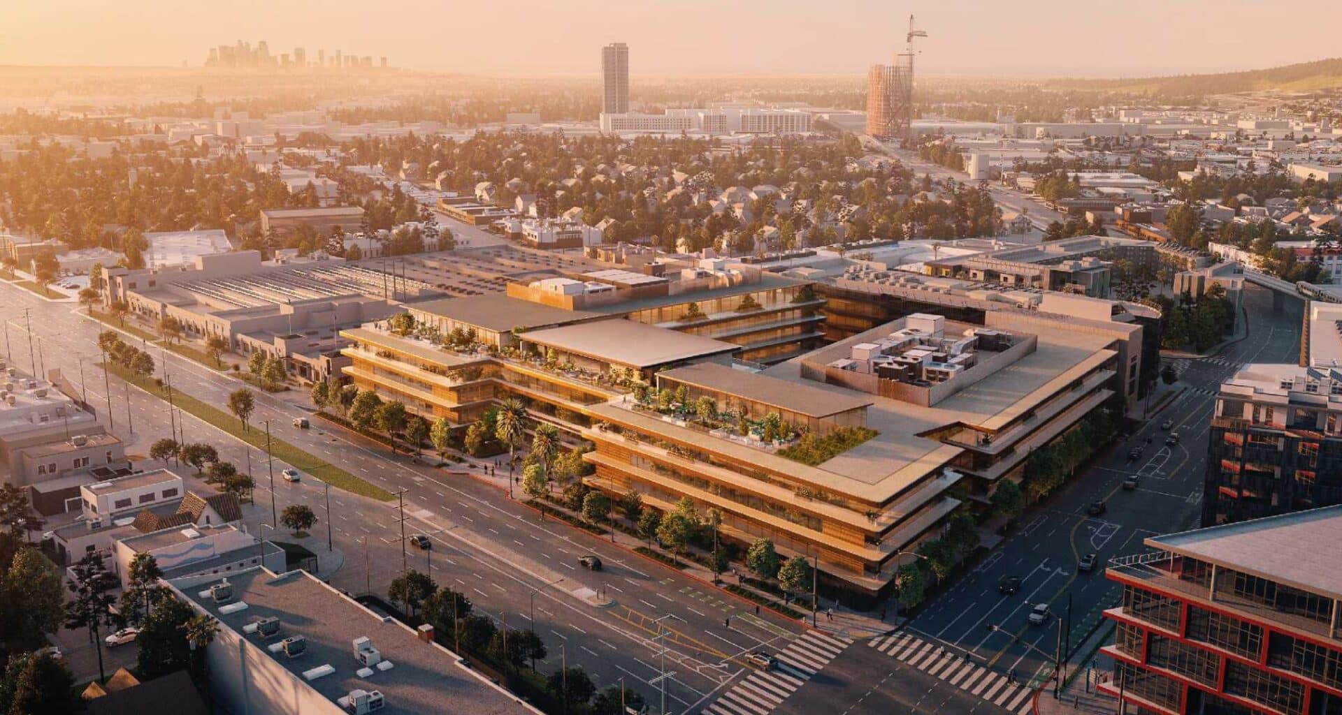 Construção de novos campus e estúdios da Apple na Califórnia