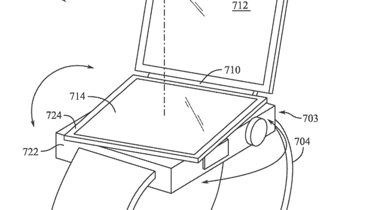 Apple estuda relógio inteligente com tela dobrável, revela patente