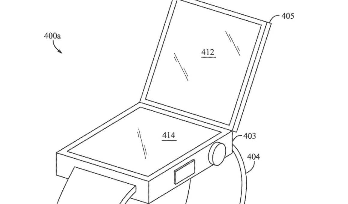 Apple estuda relógio inteligente com tela dobrável, revela patente
