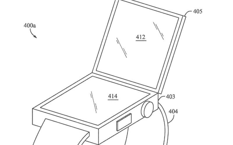 Apple estuda relógio inteligente com tela dobrável, revela patente