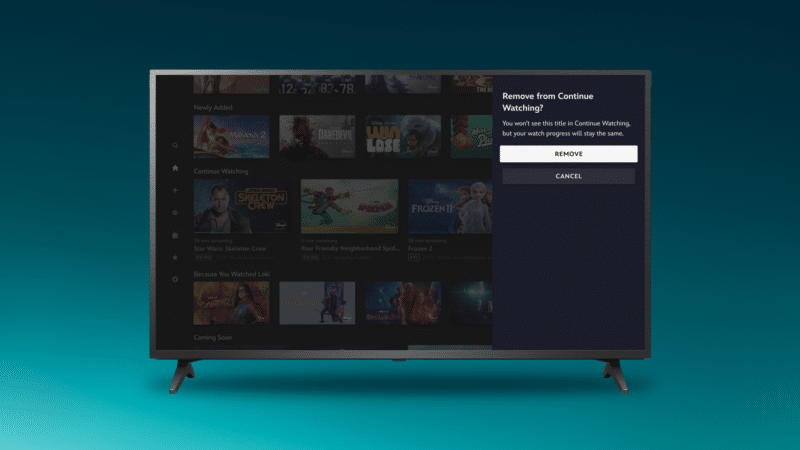 Remover título do "Continuar Assistindo" no Disney+