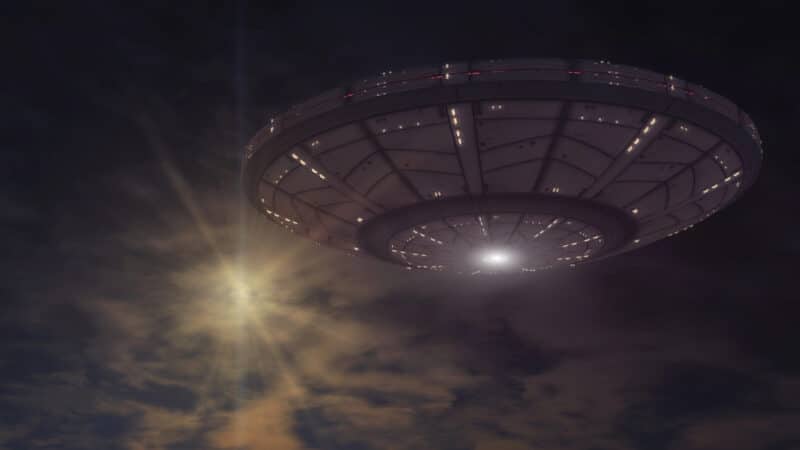 Render de OVNI/UFO