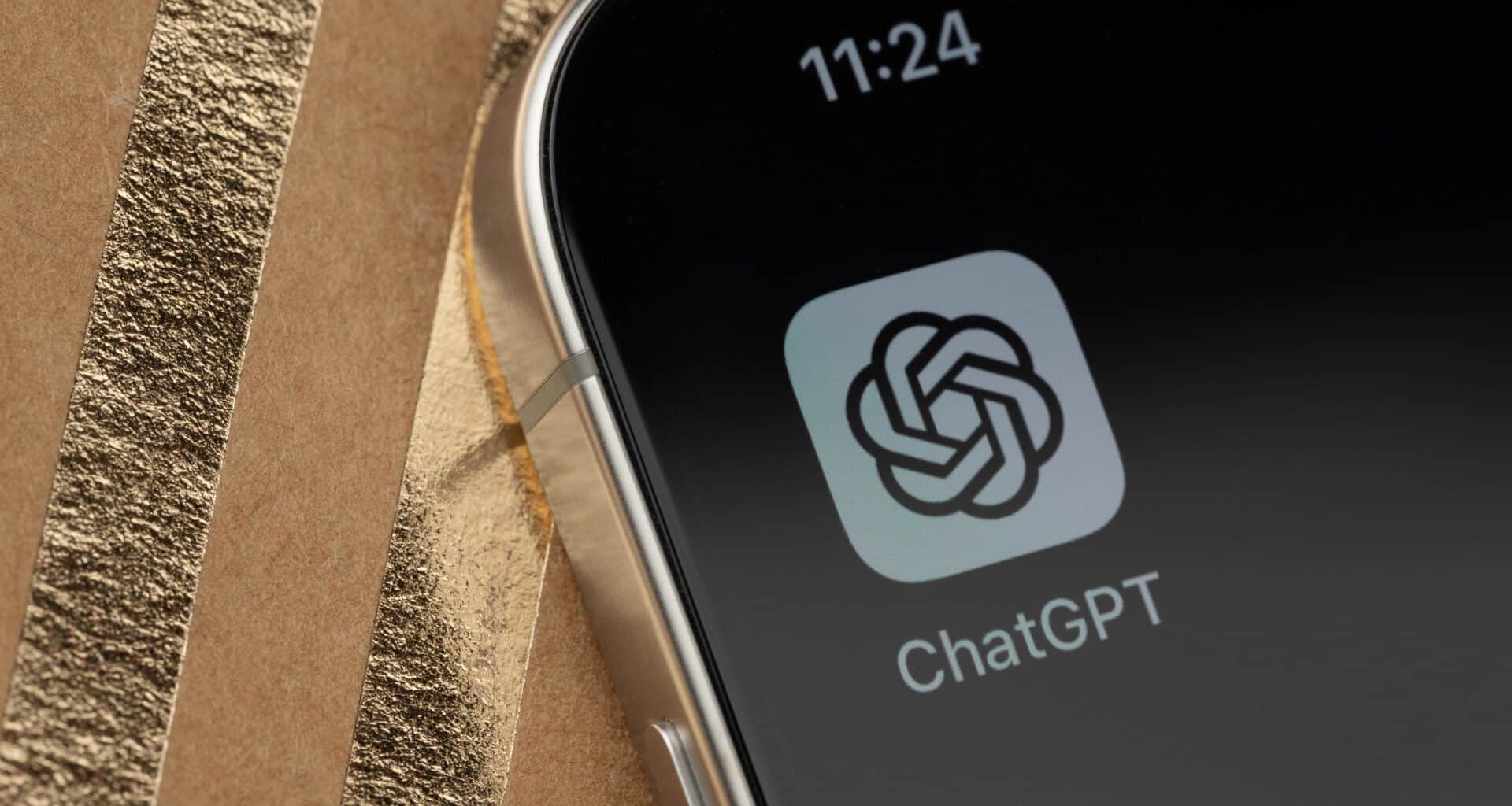 Ícone do app ChatGPT no iPhone