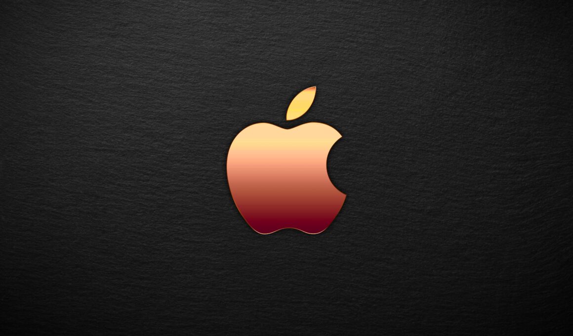 Logo da Apple com tom vermelho (ajuda)