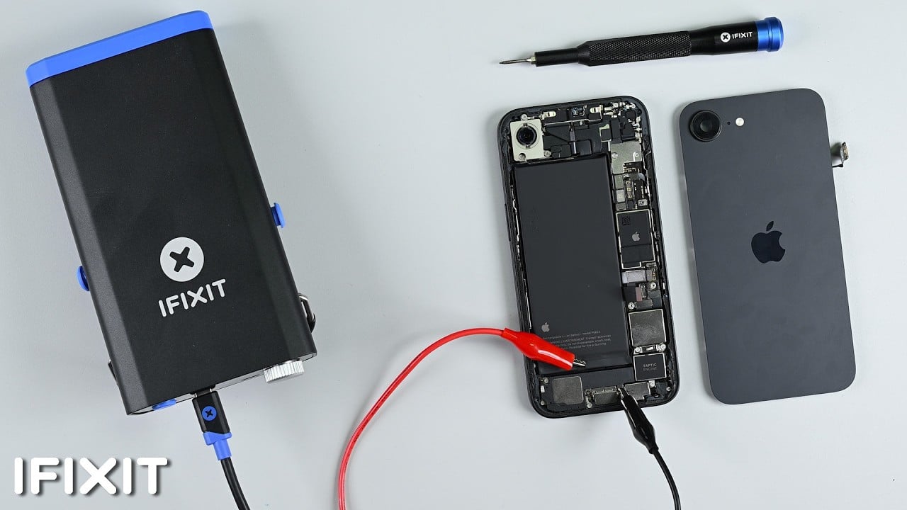 Desmonte do iPhone 16e da iFixit