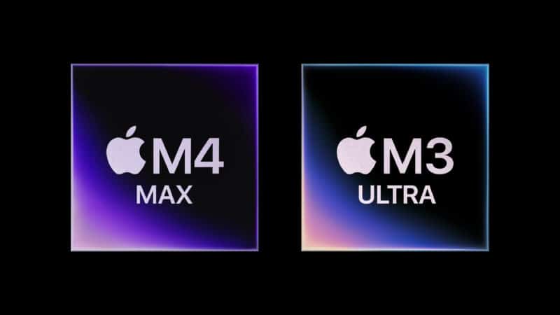 Chips M4 Max e M3 Ultra
