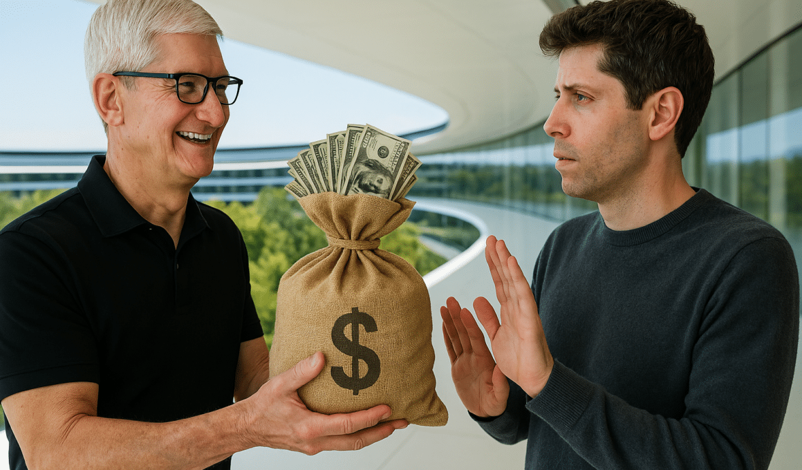 Tim Cook e Sam Altman