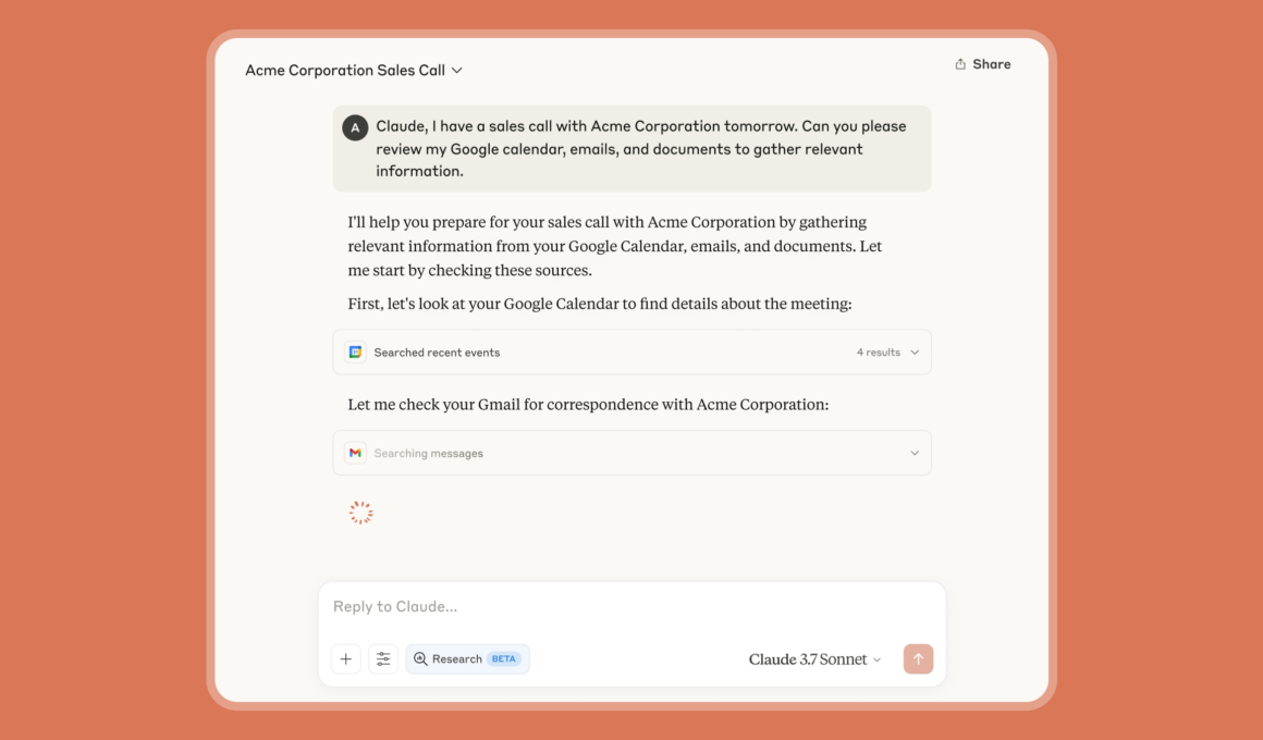 integração do Claude com o Workspace do Google