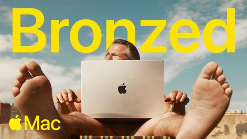 Comercial "Bronzed" da Apple