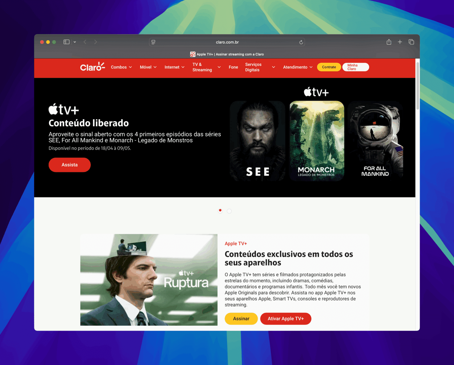Claro tv+ libera episódios de sucessos do Apple TV+ por tempo limitado ...