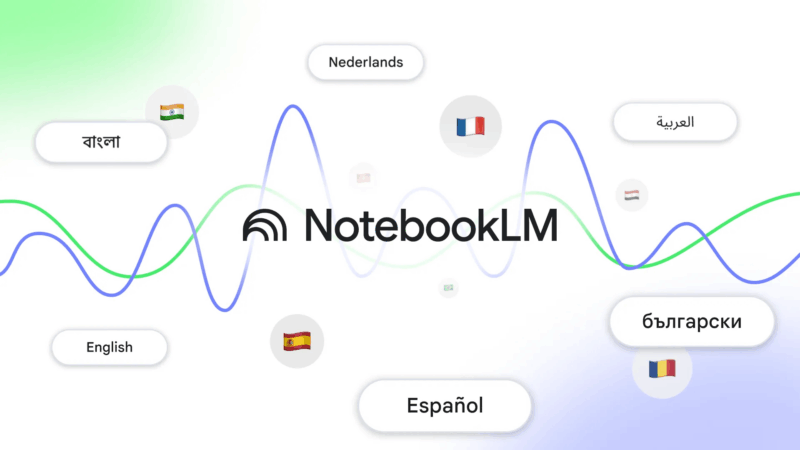 Idiomas do NotebookLM