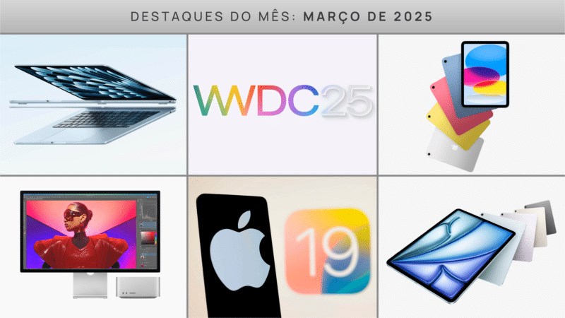 Destaques de março de 2025