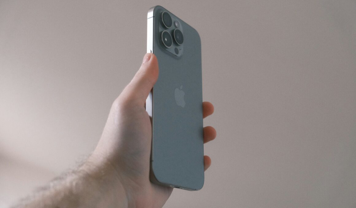 Parte traseira de um iPhone