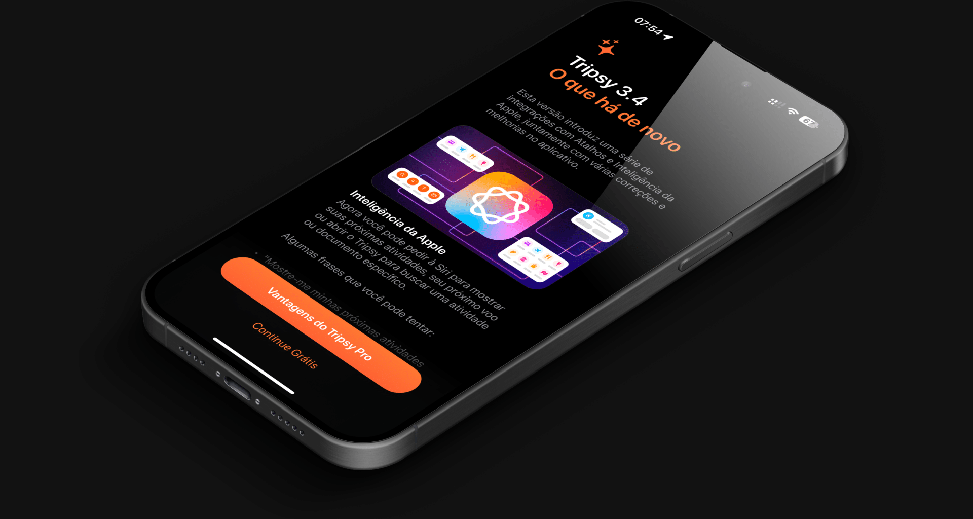 Update do app Tripsy (versão 3.4)