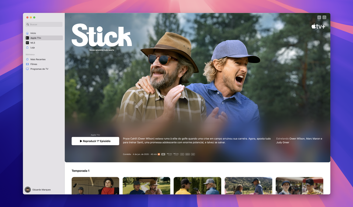 App TV no macOS