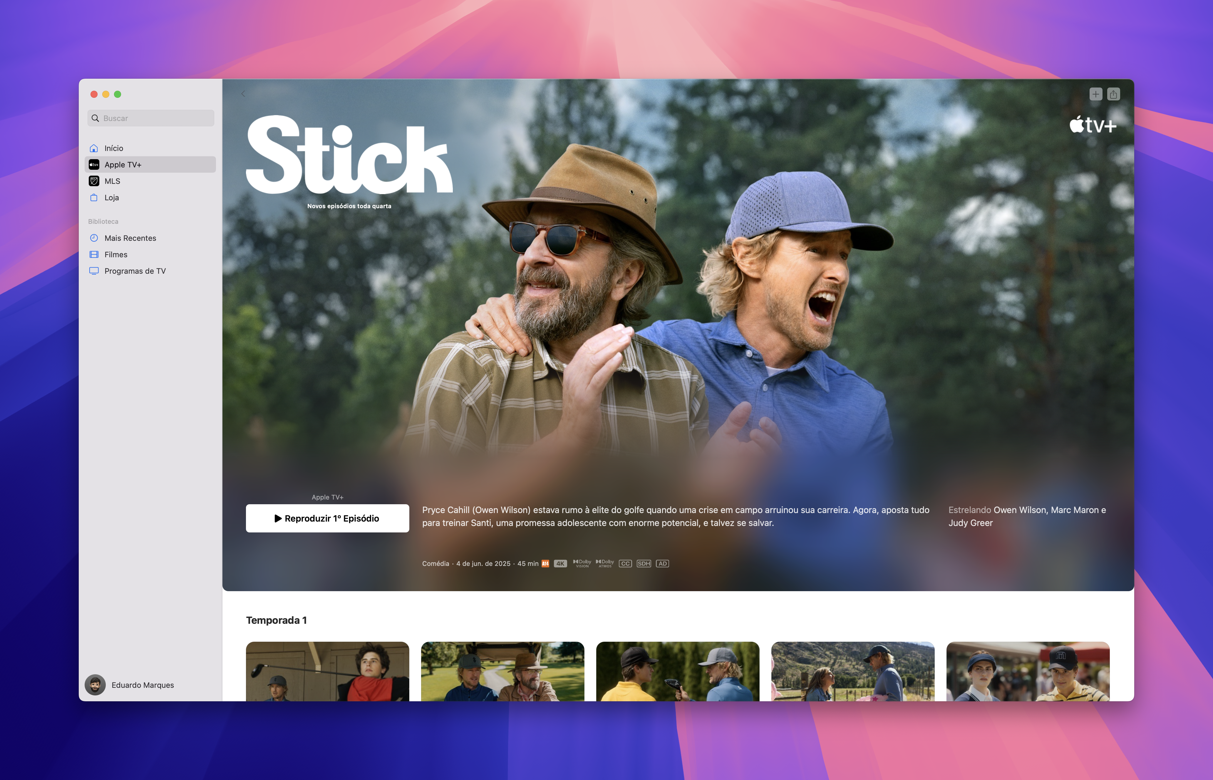 App TV no macOS