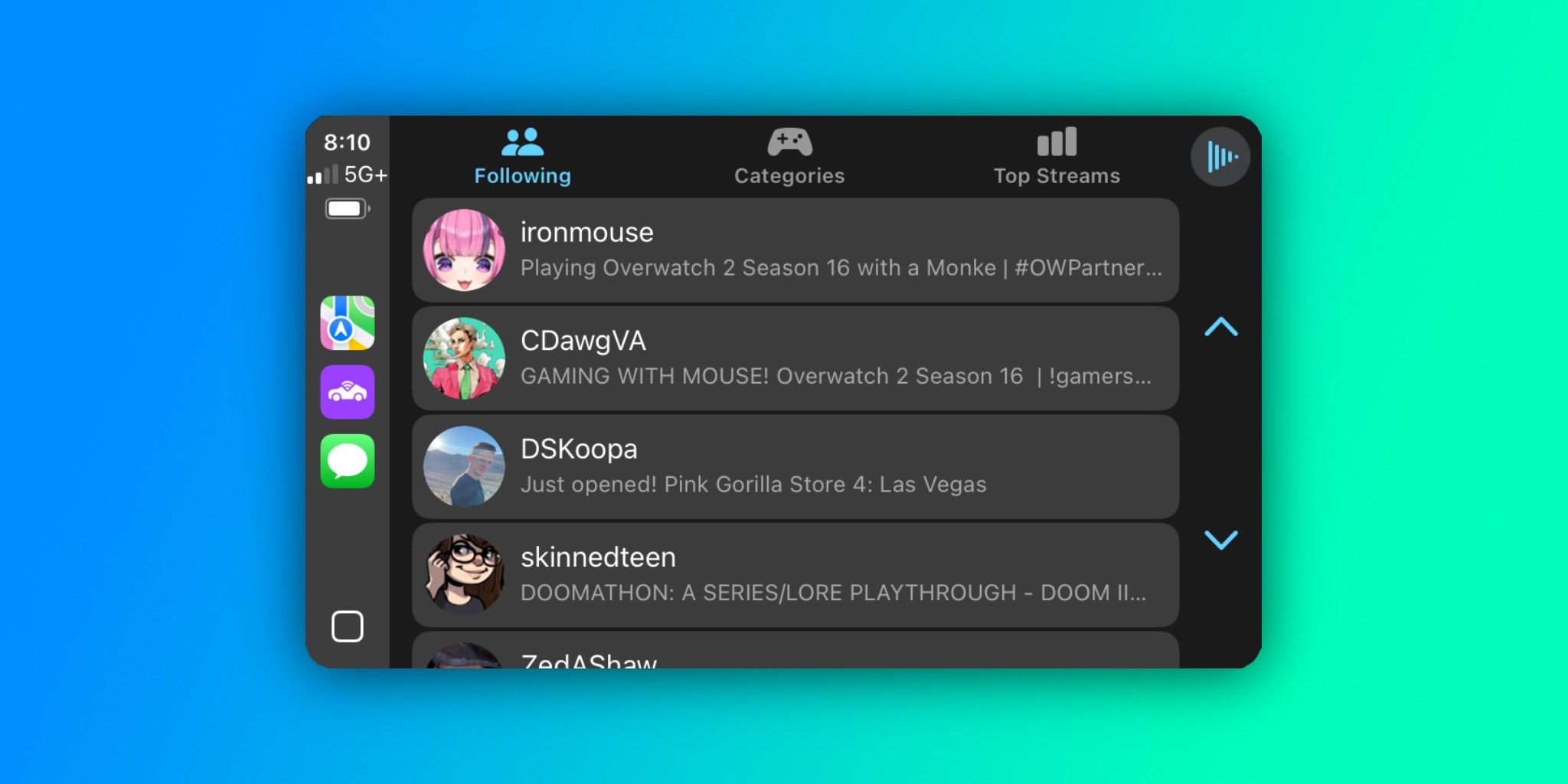CarStream for Twitch