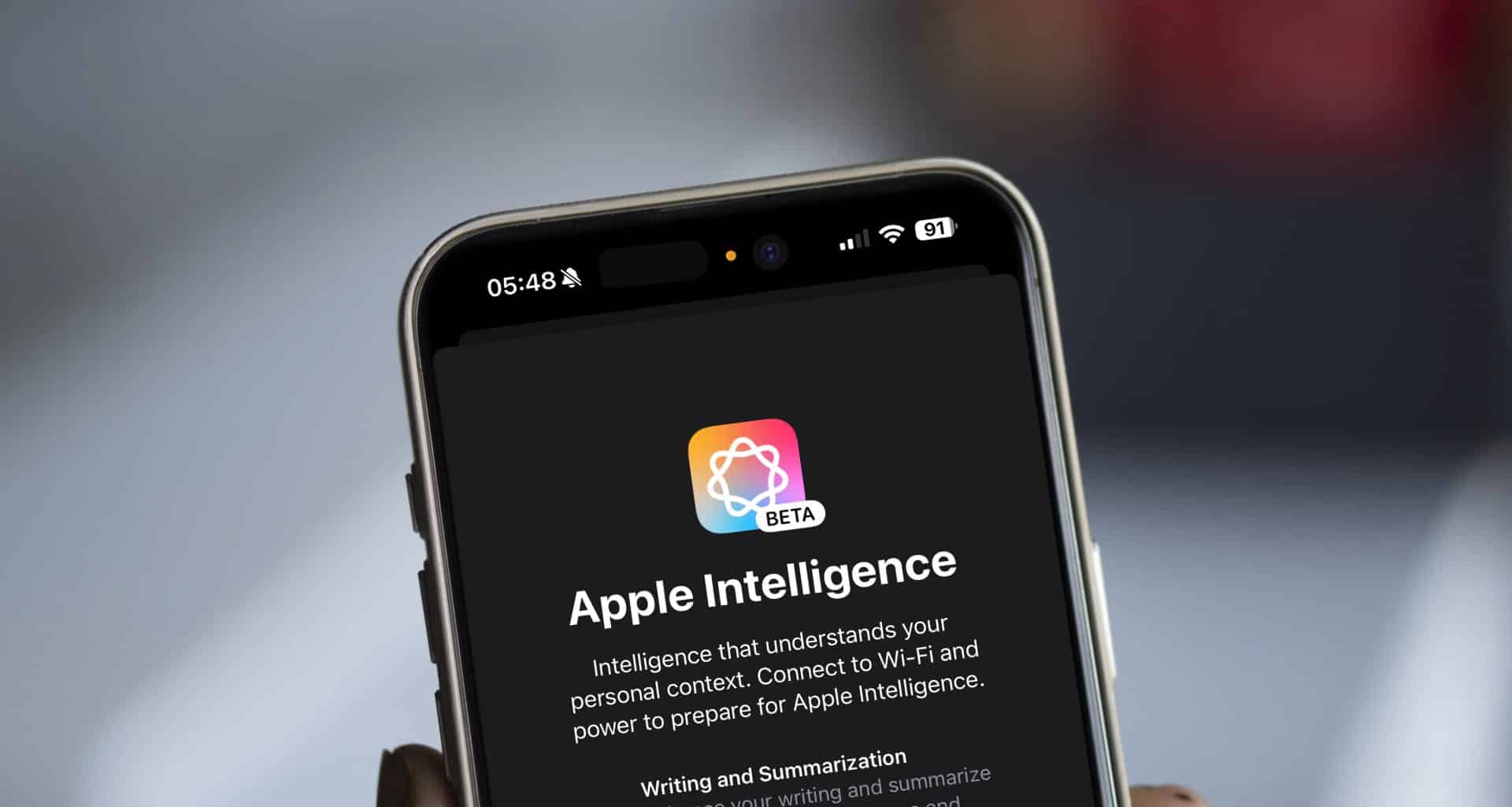 Apple Intelligence no iPhone
