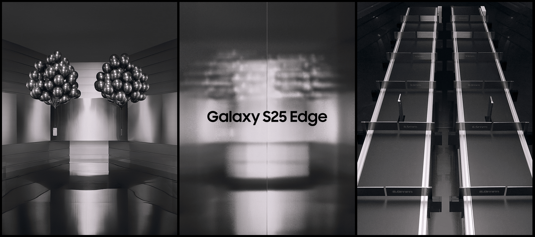 Comerciais do Galaxy S25 Edge no Instagram da Samsung Coreia