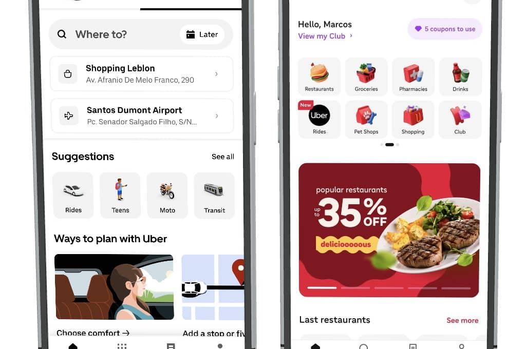 Uber e iFood