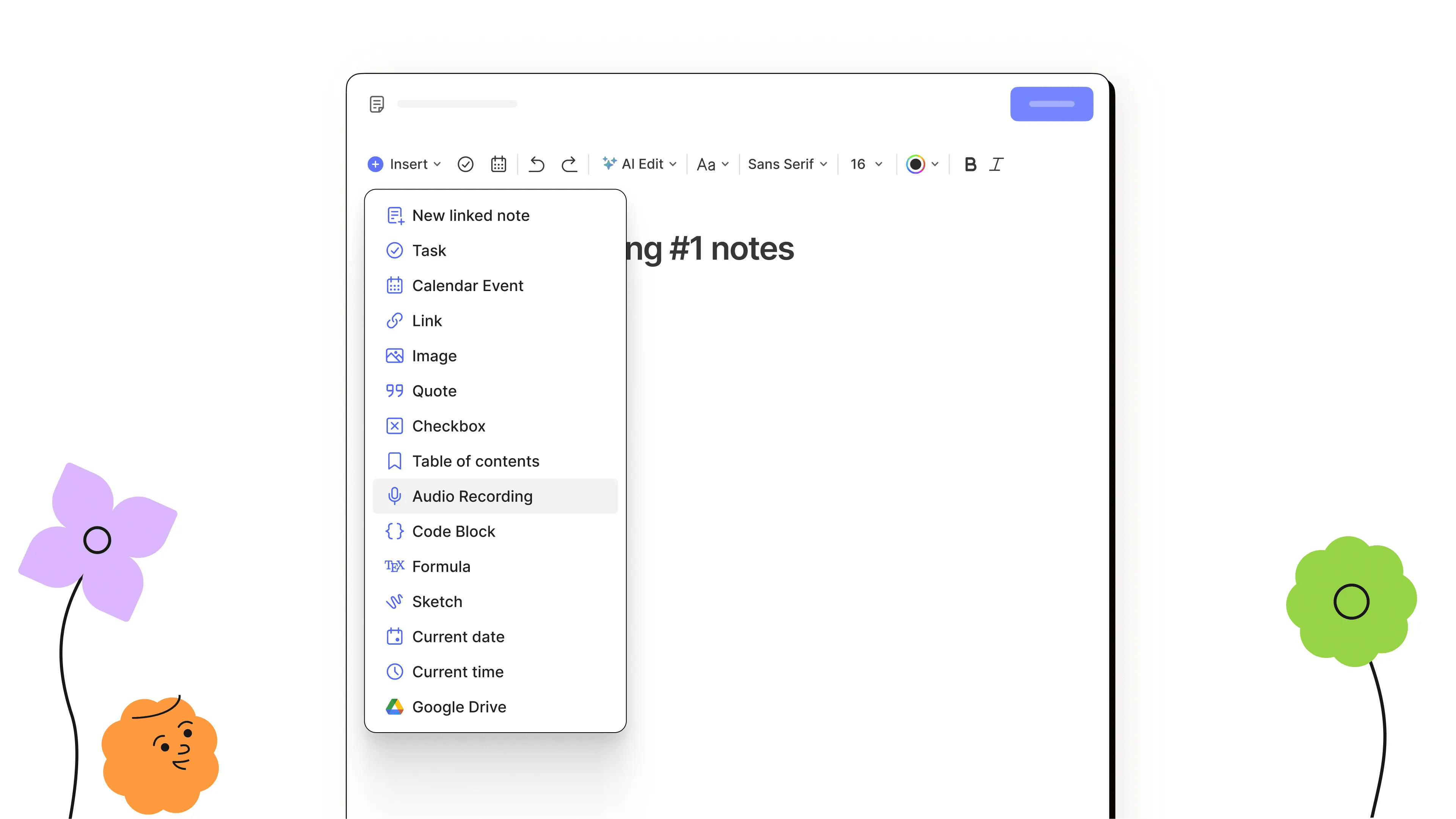 AI Transcribe do Evernote