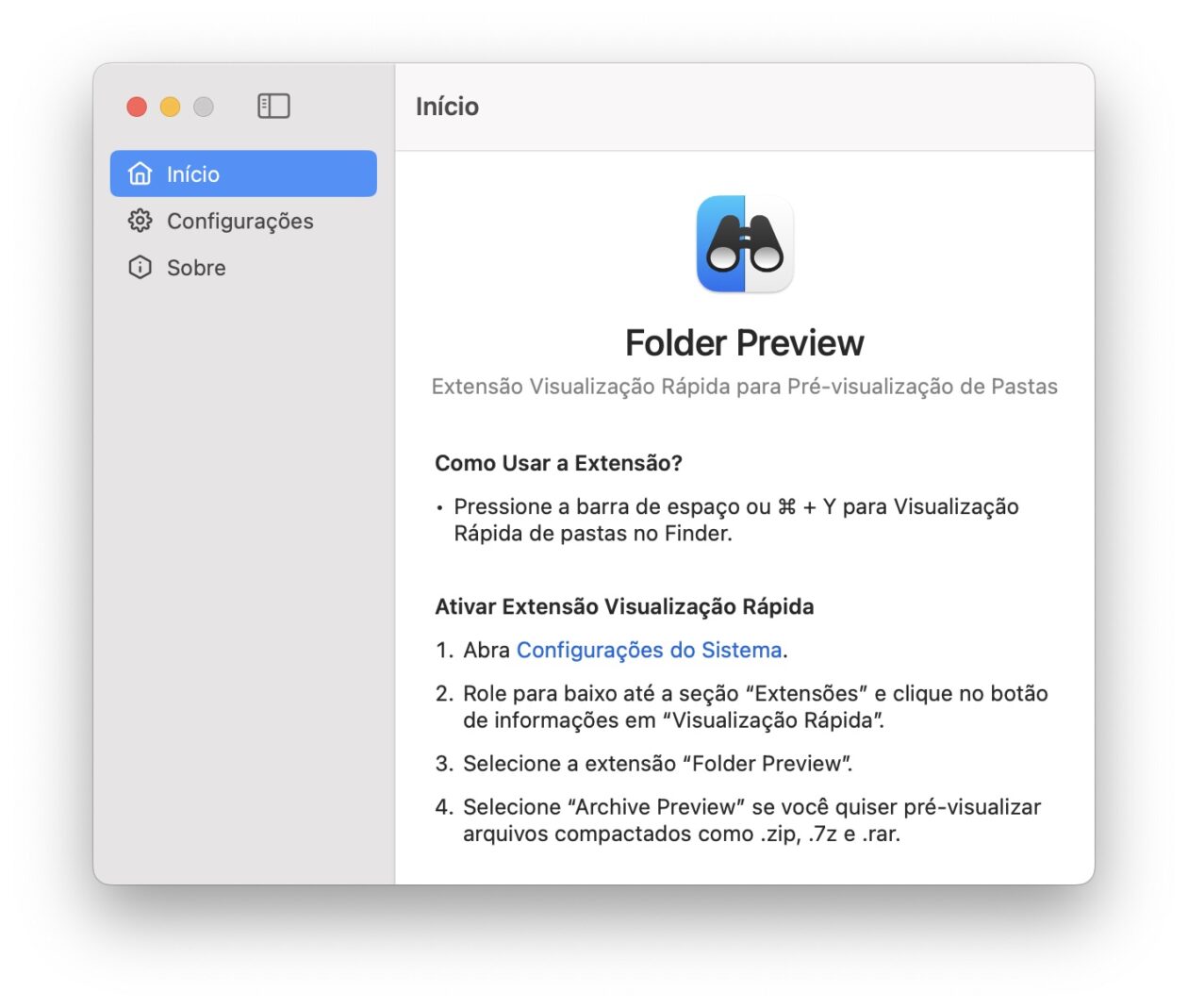 Folder Preview