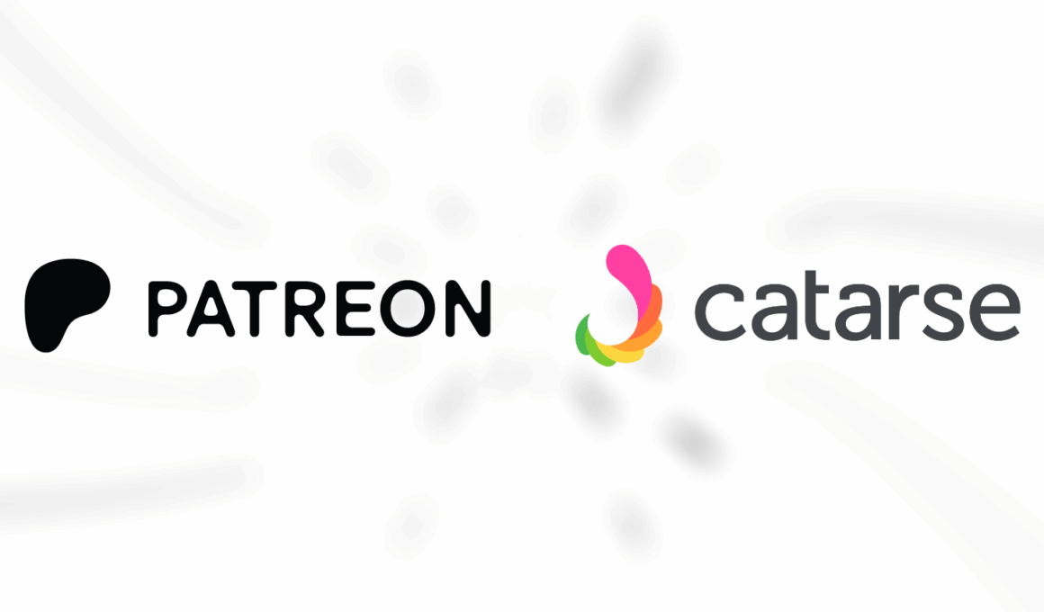 Logos do Patreon e do Catarse