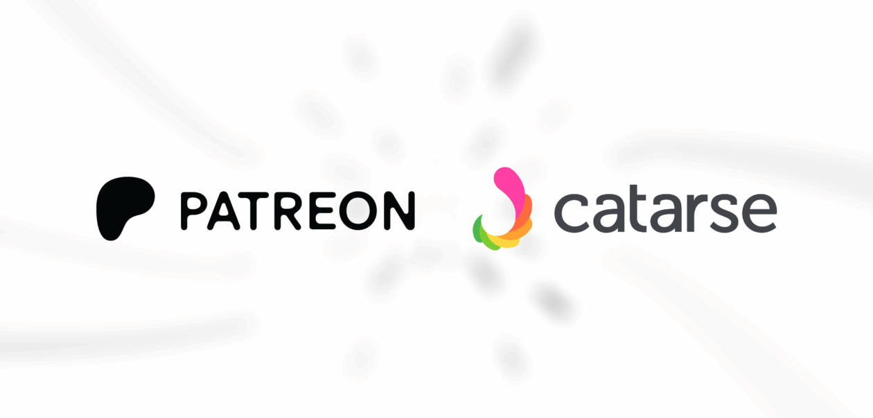 Logos do Patreon e do Catarse