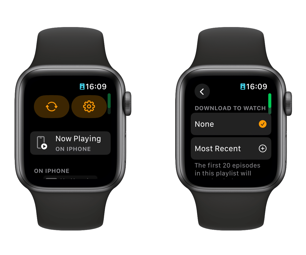 Overcast para Apple Watch